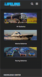 Mobile Screenshot of lifelinebatteries.com