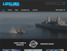 Tablet Screenshot of lifelinebatteries.com